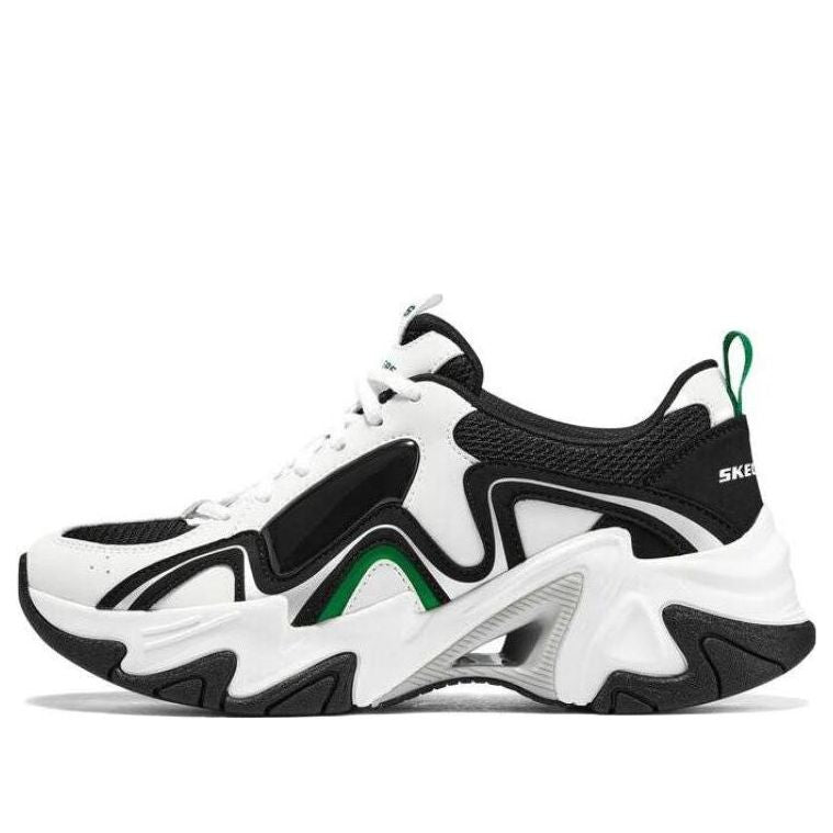 (WMNS) Skechers Stamina V3 'White Black Green' 896151-WGR