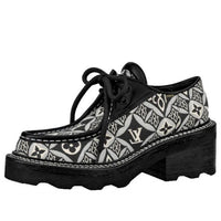 (WMNS) LOUIS VUITTON LV Beaubourg Loafers 'Black' 1A8D3E