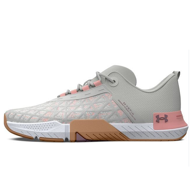 (WMNS) Under Armour TriBase Reign 5 'White Clay Pink Fizz' 3026022-300