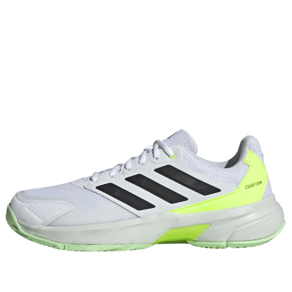 adidas CourtJam Control 3 'White Black Lucid Lemon' IF0459