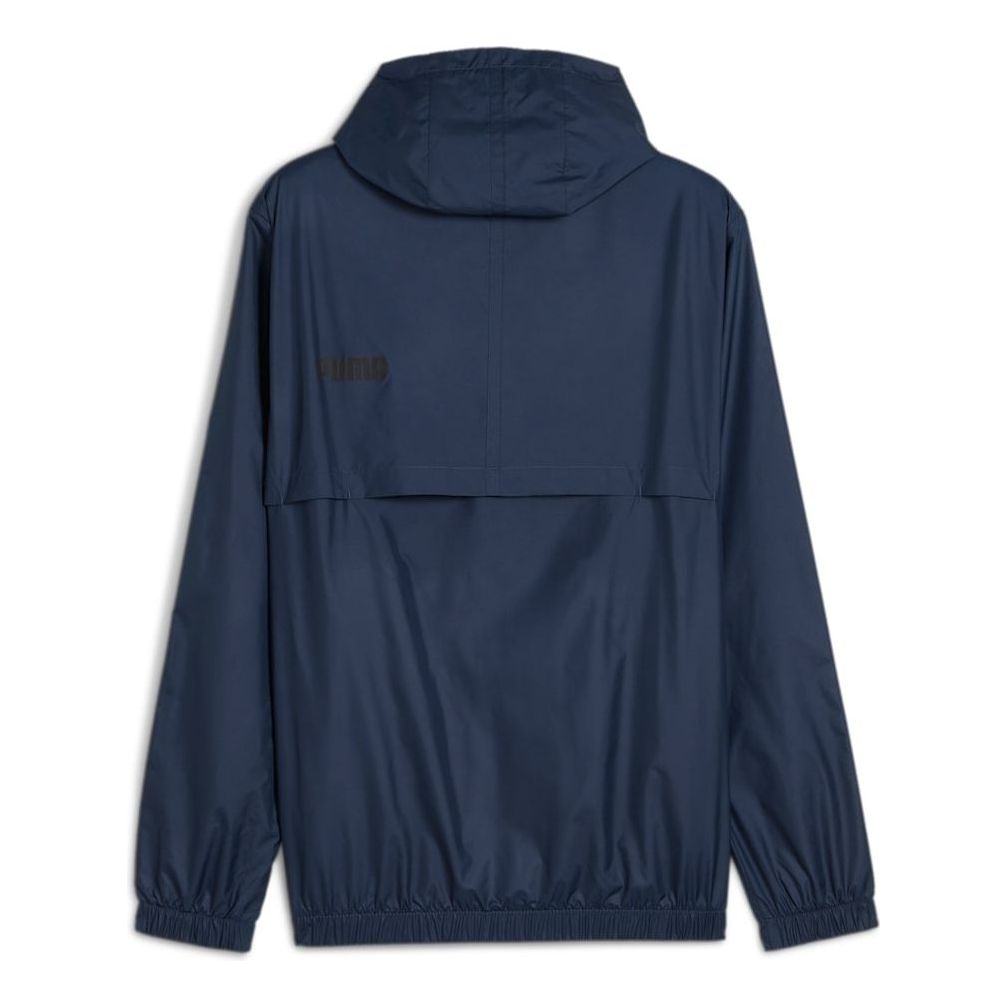 PUMA Solid Regular Fit Windbreaker Jacket 'Navy' 847484-14