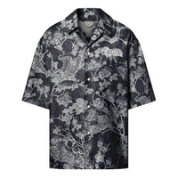 LOUIS VUITTON Short Sleeve Denim Shirt 'Dark Blue' 1AFQZB