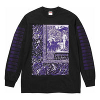 Supreme Saint Sebastian L/S T-Shirt 'Black Purple' SUP-SS24-019