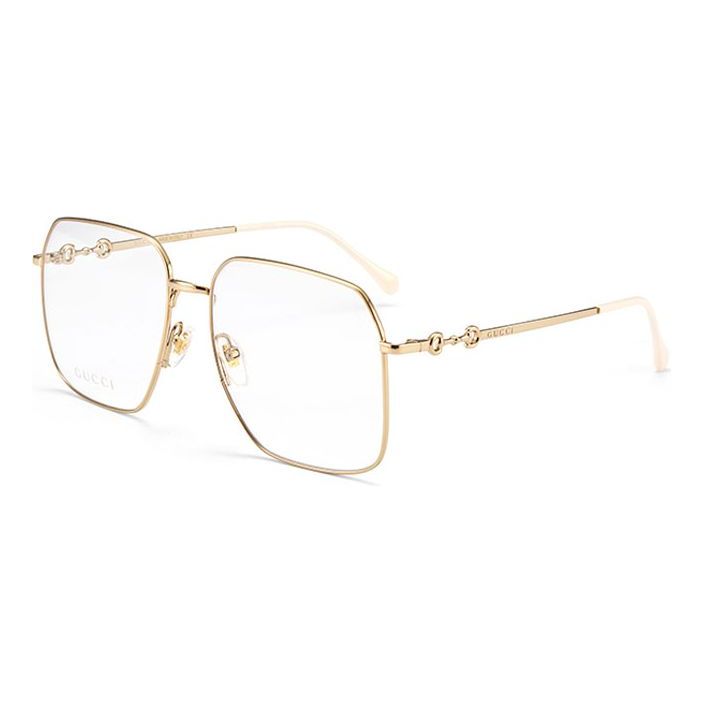 Gucci Interlockinold Light Mental Glasses Gold GG0952O-001
