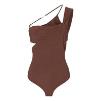 (WMNS) Nike x Jacquemus Bodysuit Asia Sizing 'Brown' FJ3284-259