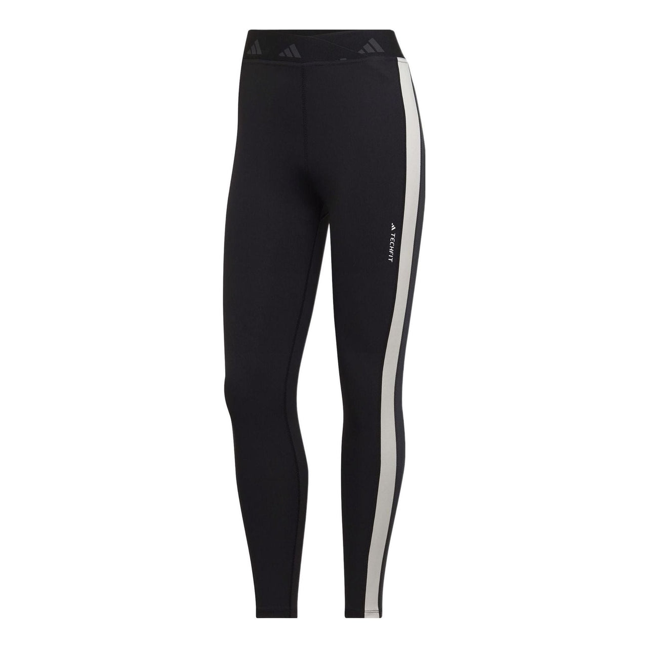 (WMNS) adidas Hyperglam Training Techfit 7/8 Leggings Asia Sizing 'Black White' HZ6955
