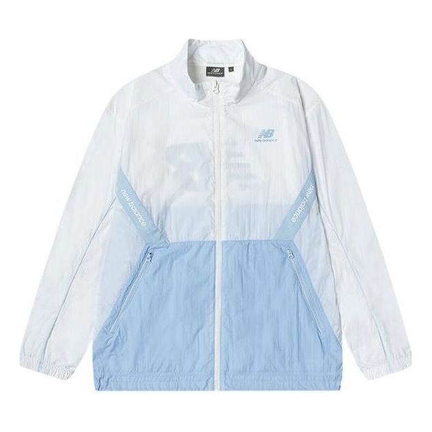 New Balance Summer Lifestyle Jacket Asia Sizing 'White Light Blue' 5AC2U503-LBL