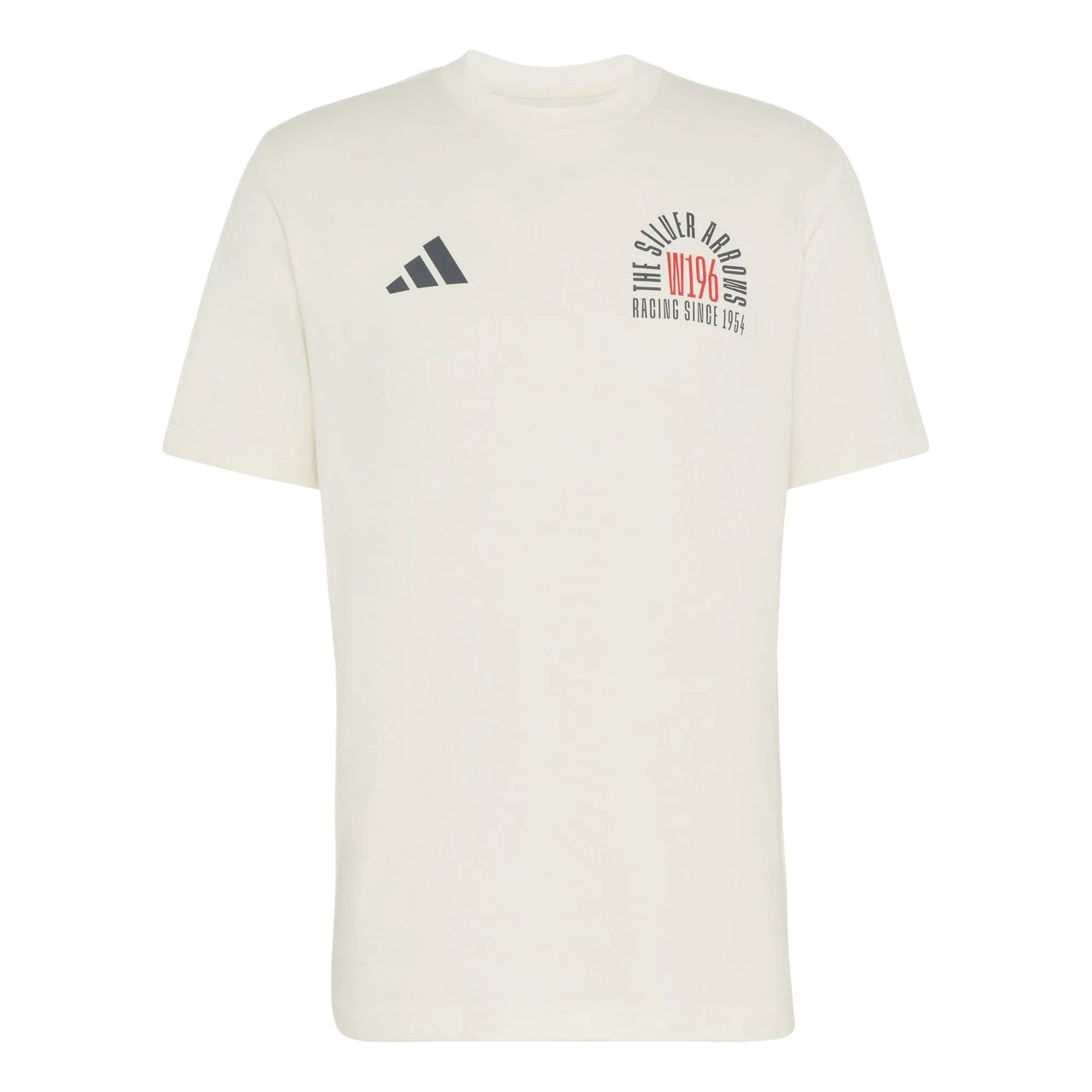 adidas x Mercedes - AMG Petronas Formula 1 Team Silver Arrows 1955 T-Shirt Asia Sizing 'Off White' KS2249