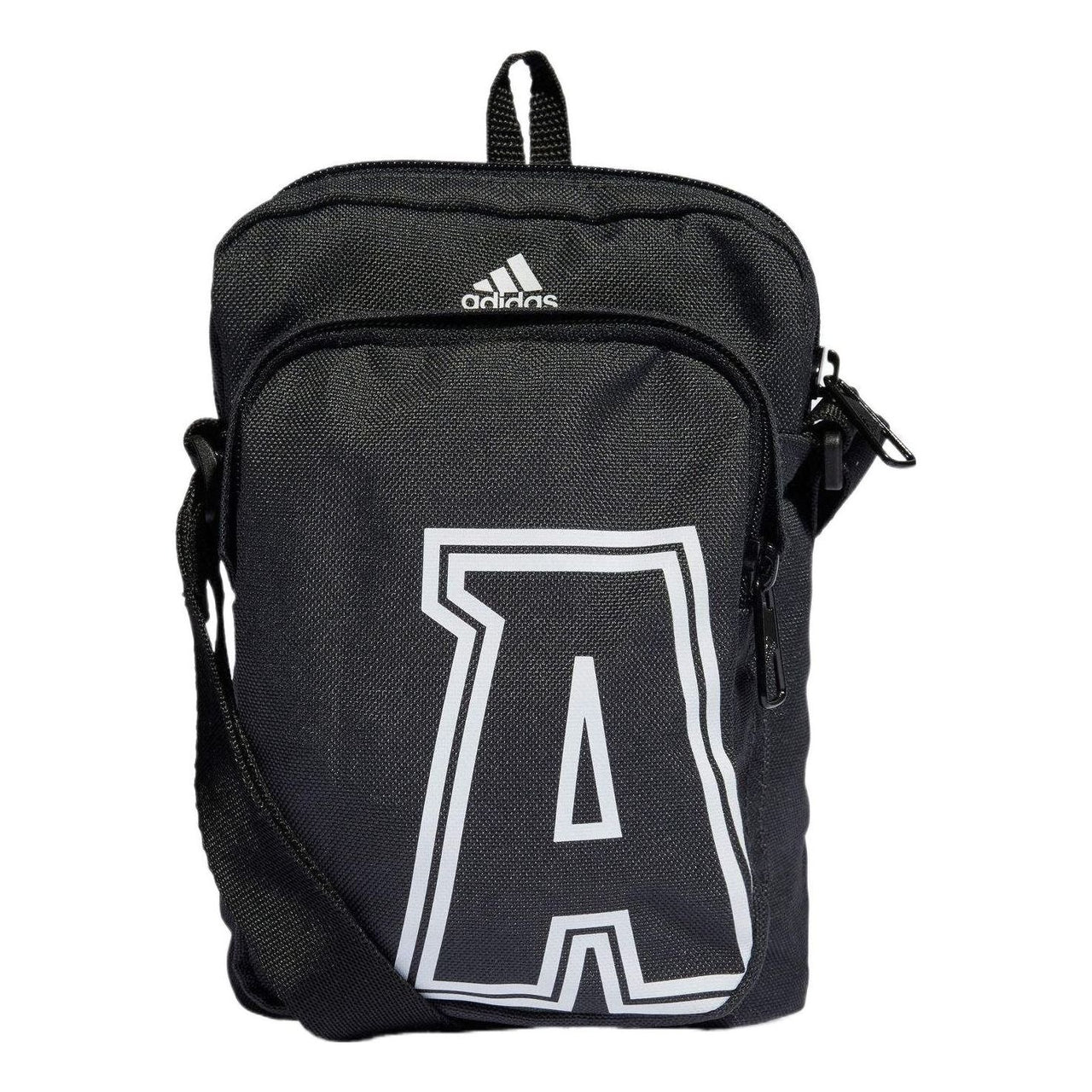 adidas Classic Brand Love Initial Print Organizer Bag 'Grey' IJ5633