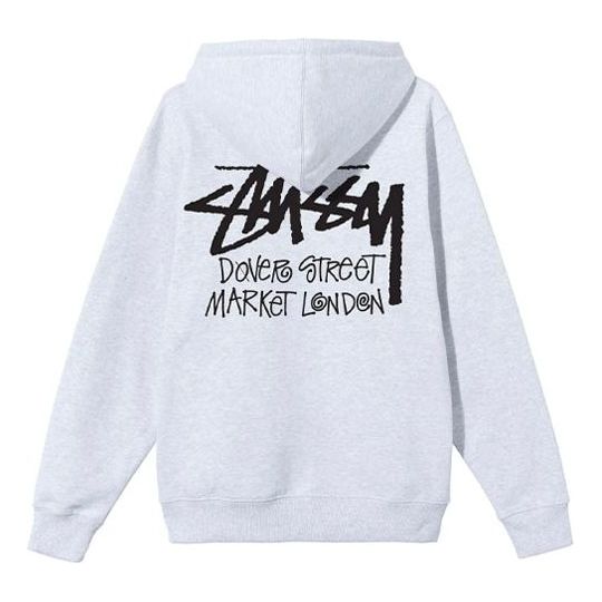 Stussy Alphabet Zipper Unisex Gray 3973613