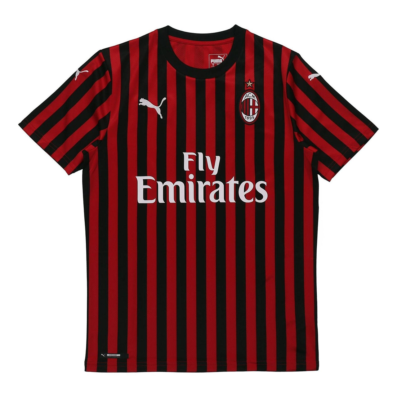 PUMA AC Milan 19/20 Home Jersey 'Red White Black' 755857-01