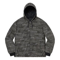 Supreme FW19 Week 9 Reversible Dimensions Logo Denim Work Jacket 'Black' SUP-FW19-895