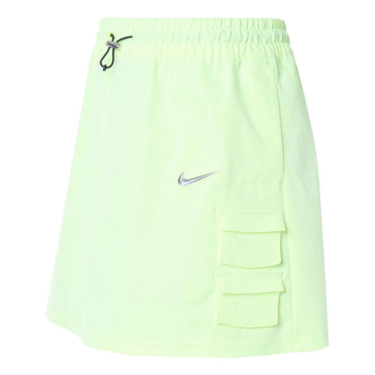 (WMNS) Nike Sportswear Swoosh Logo منسوج كاجوال رياضي أصفر وأخضر CZ8908-701