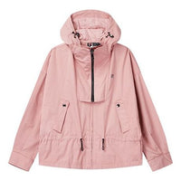 (WMNS) FILA Hooded Sports Woven Jacket Pink Red F11W018704F-PK