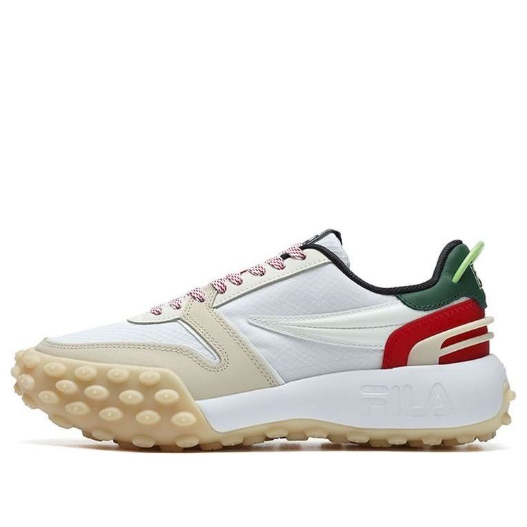(WMNS) FILA Gara Chunky Sneakers 'White Red Green' F12W213111FWV
