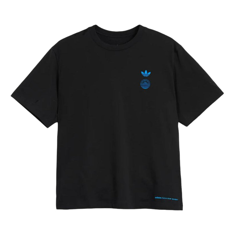 adidas x Bad Bunny DtMF Tour Merch Madrid T-Shirt 'Black' KW8068