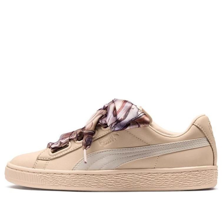 (WMNS) PUMA Basket Heart Mimicry 'Vanilla Cream' 367028-01