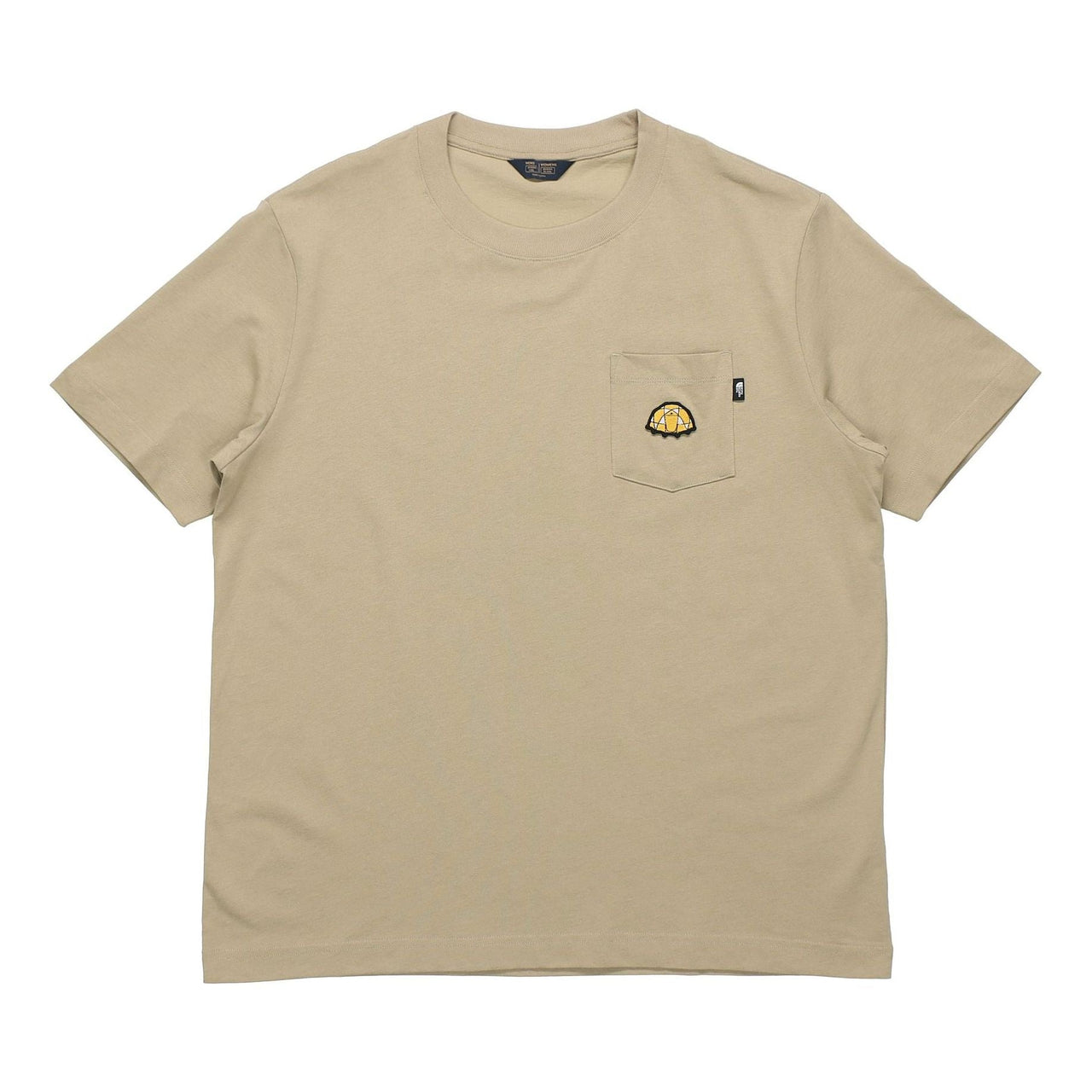 Men's THE NORTH FACE Pocket Short Sleeve Khaki 4999-ZDL