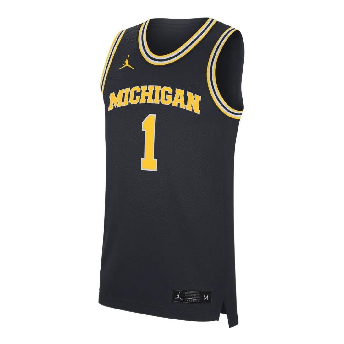 Air Jordan College Dri-FIT Replica Basketball Jersey 'Navy Yellow' DQ5970-426
