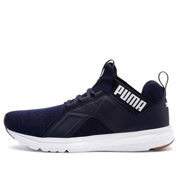 PUMA Enzo Knit Low Top Running Shoes Blue/White 191635-05