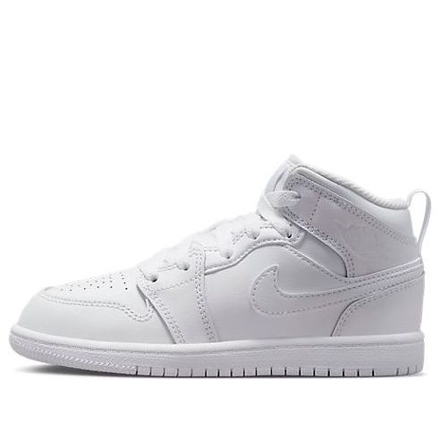 (PS) Air Jordan 1 Mid 'Triple White' 2023 640734-136