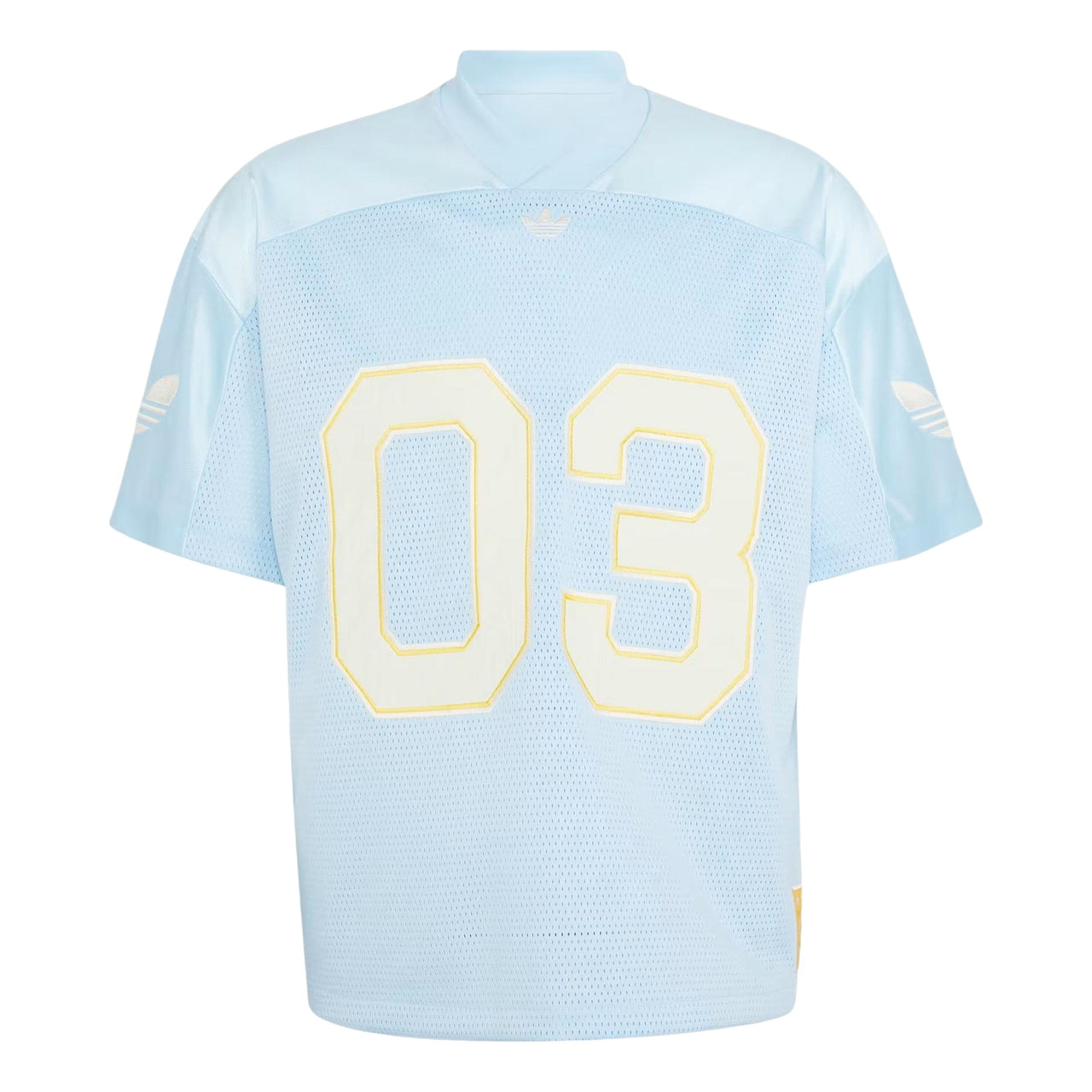 adidas Jersey Asia Sizing 'Light Blue Yellow' KU3878