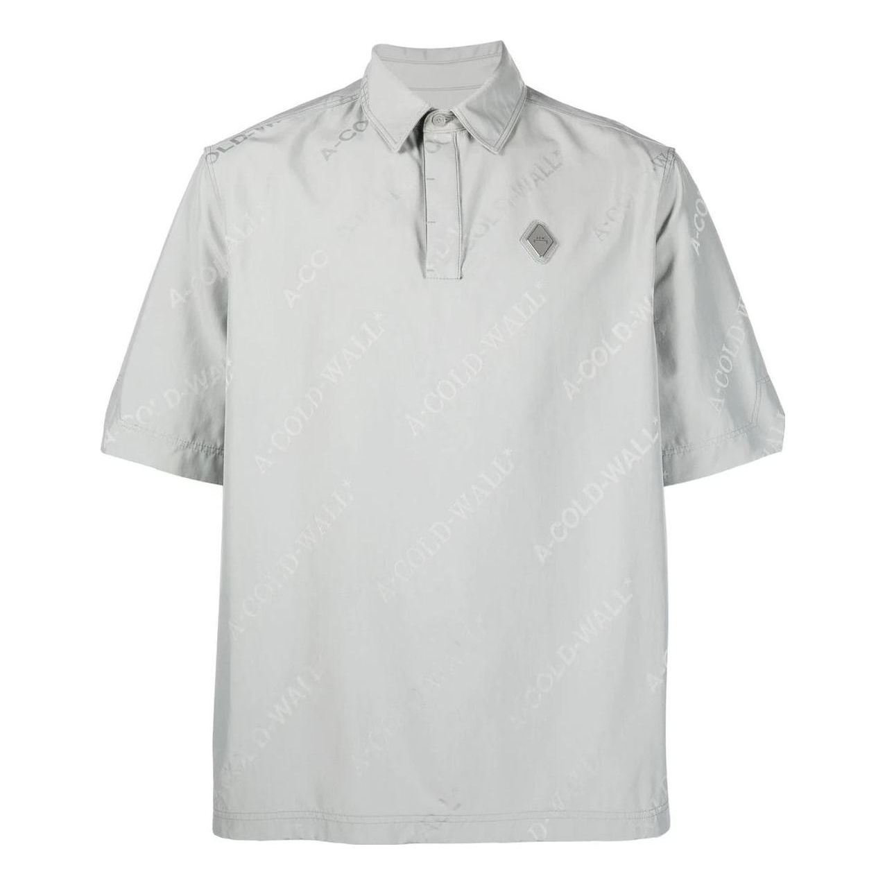 A-COLD-WALL* Polo Shirt 'Grey' ACWMSH059-LGGR