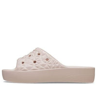 (WMNS) Crocs Classic Platform Slides 'Pink' 209564-6UR