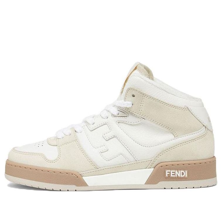 (WMNS) حذاء FENDI Match High Top "White Cream" 8E8358AHH2F1FHS