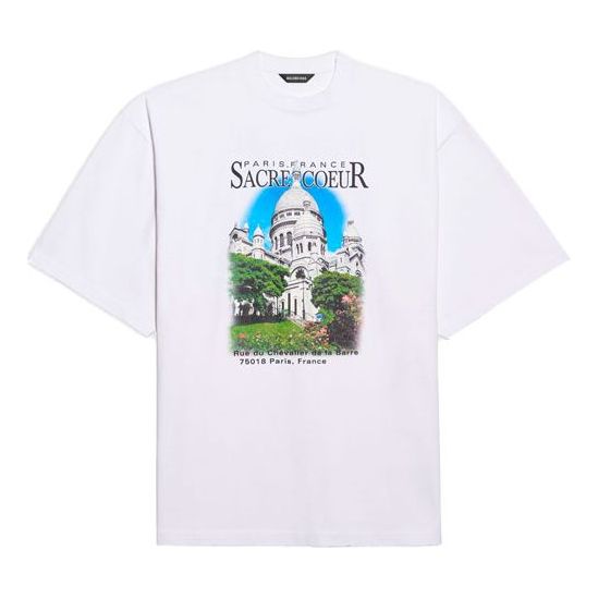 Balenciaga Unisex SS21 Oversized Cotton White 641614TJVH69000