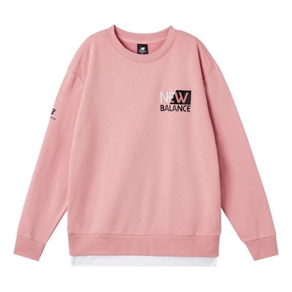 New Balance Casual Sweatshirts Asia Sizing 'Pink' AMT11314-CYK
