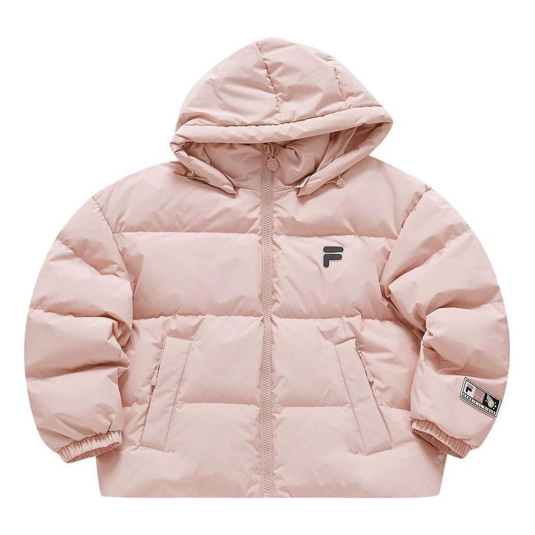 (WMNS) FILA FUSION Hooded Down Jacket 'Pink' T11W346902F-PK