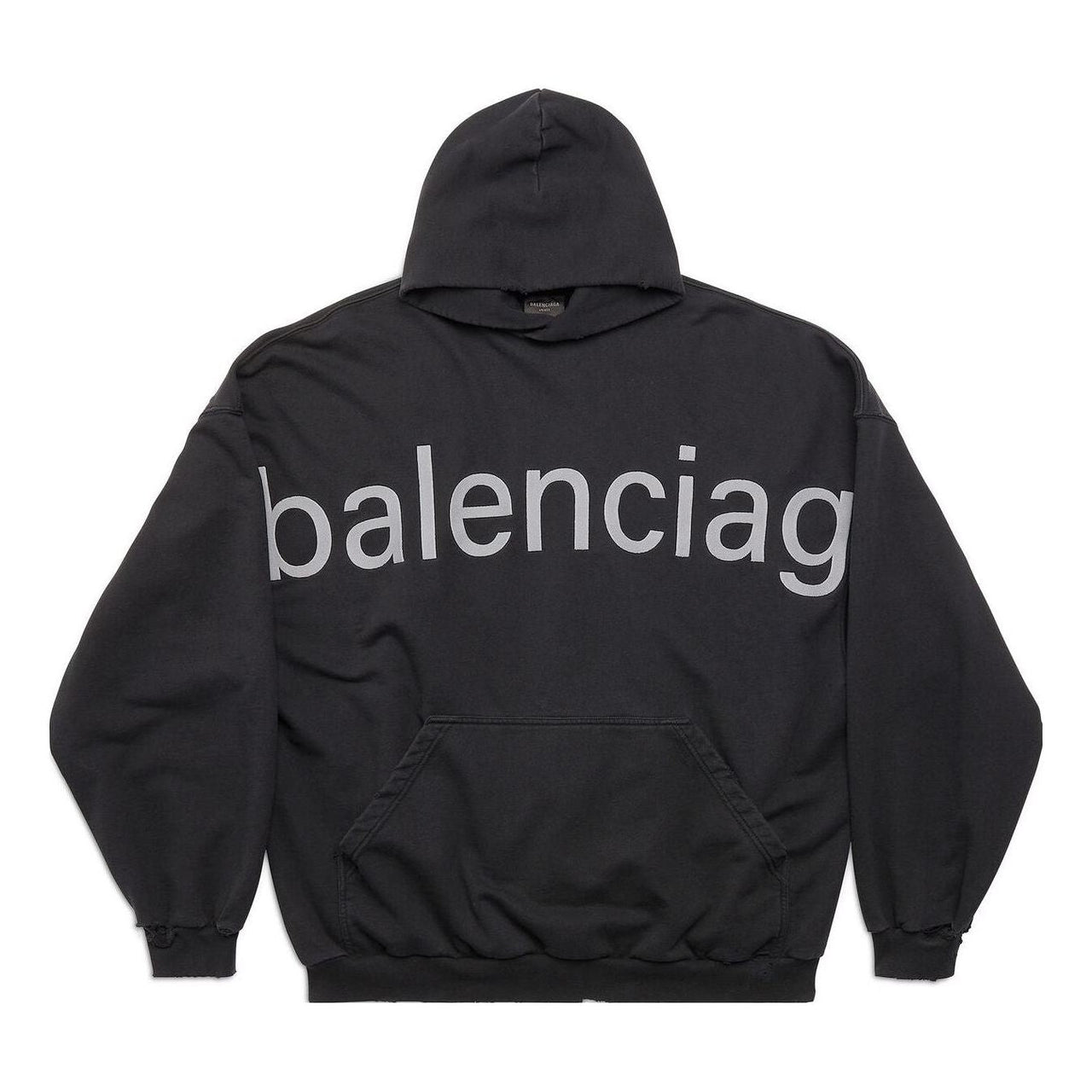 Balenciaga Bal.Com Popover Hoodie 'Black' 739024TOVN98151