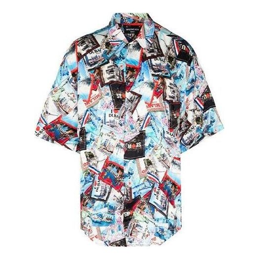 Balenciaga All Over Cities Minimal Shirt 'Multicolor' 681813TML058470