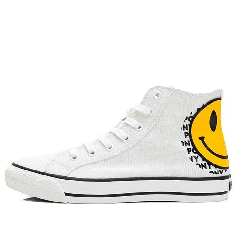 PONY Shooter High-Top Canvas Shoe White 02M1SH17RW
