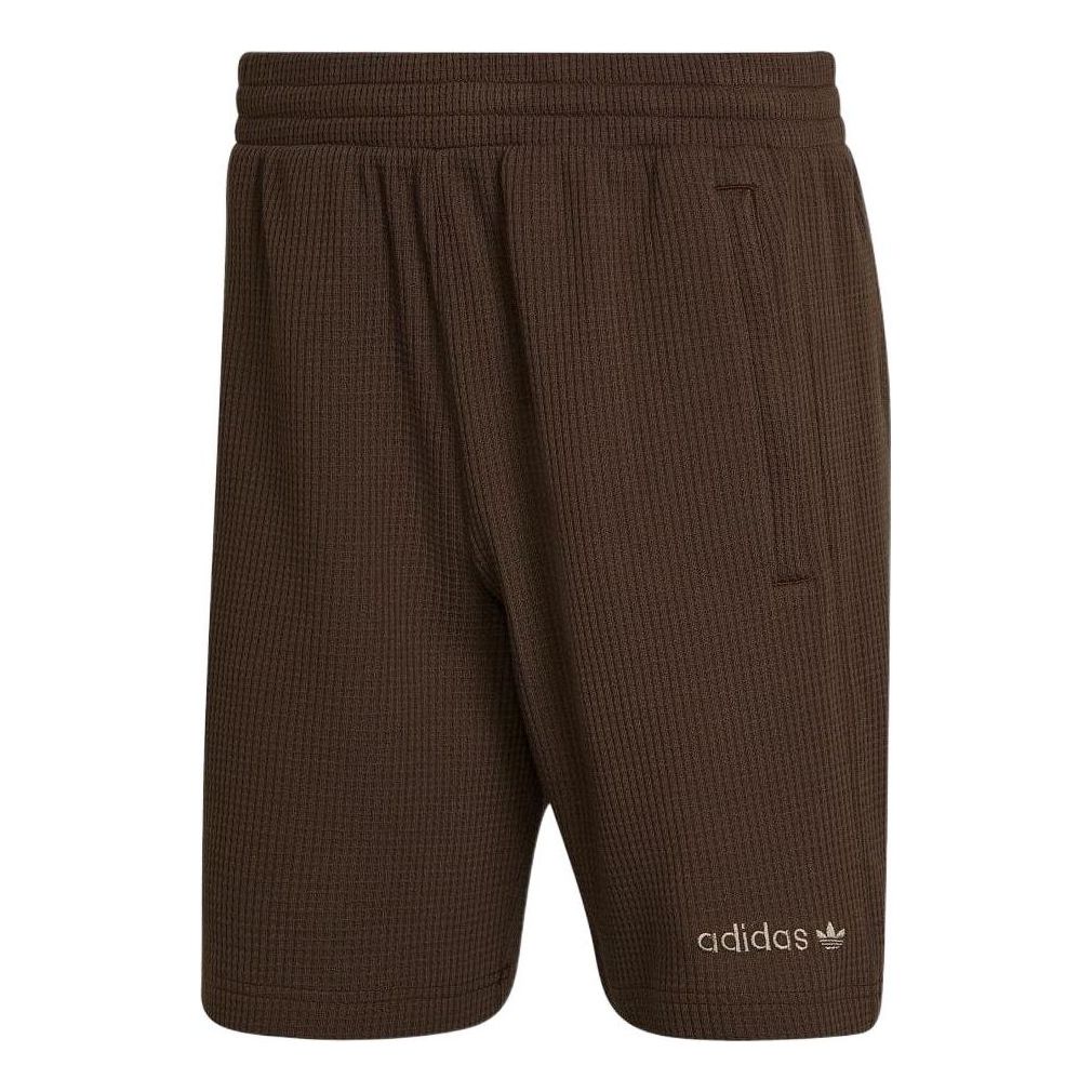 Men's adidas Printing Straight Shorts Brown HP0422