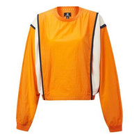 (WMNS) Converse Capsule Series Contrast Color Stitching Round Neck Pullover Orange 10020992-800
