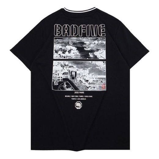 Li-Ning BADFIVE Sports Short Sleeve Black AHSQ083-1