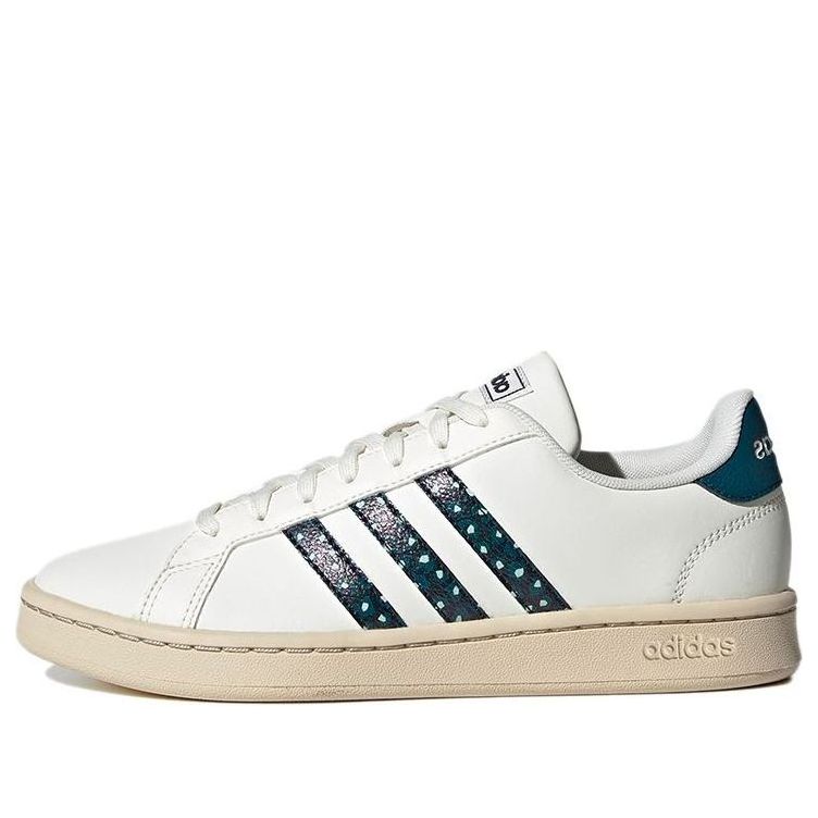 (WMNS) adidas neo Grand Court 'White Green' EH1111