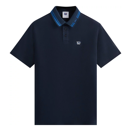 KITH For Wilson Tipped Polo 'Nocturnal' KHM031166-413