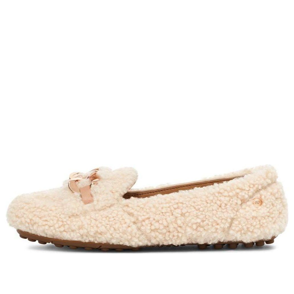 (WMNS) UGG SlipOn Comfortable Loafers 'Cream White' 1153515-NAT