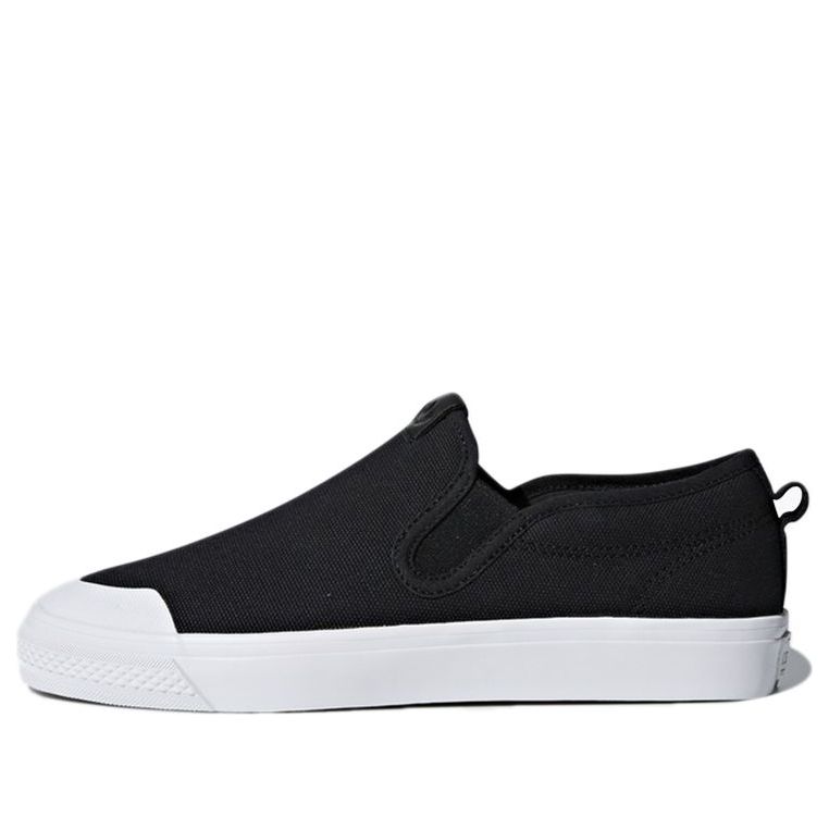(WMNS) adidas Nizza Slipon 'Black White' CQ3104