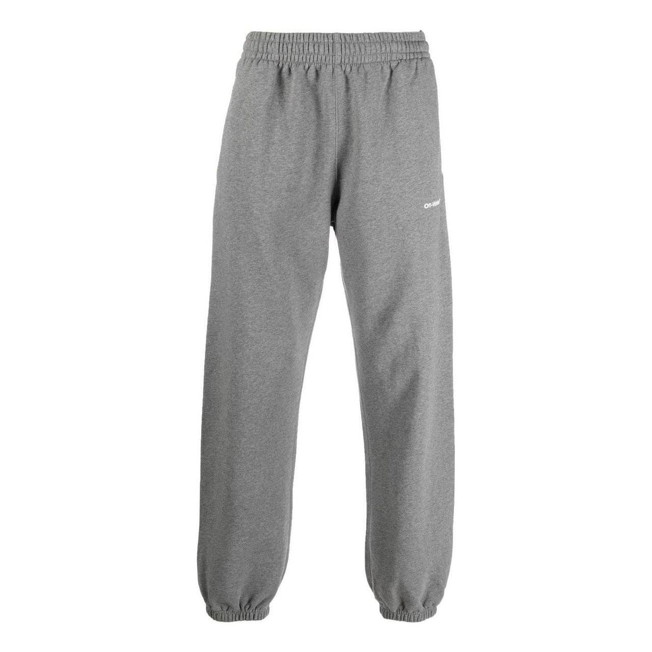 Men's Off-White FW22 Wave Diag Logo Stripe Bundle Feet Sports Pants/Trousers/Joggers Gray OMCH029F22FLE0080801