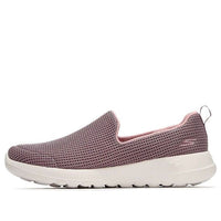 (WMNS) Skechers GO WALK Loafers Gray/Pink 15637-MVE