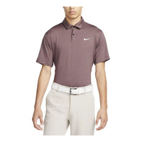Nike Golf Tour Solid Polo Shirt 'Brown' DR5298-291