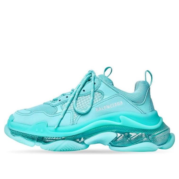 Balenciaga Triple S Sneakers 'Clear Sole Turquoise' 541624W2GA14590