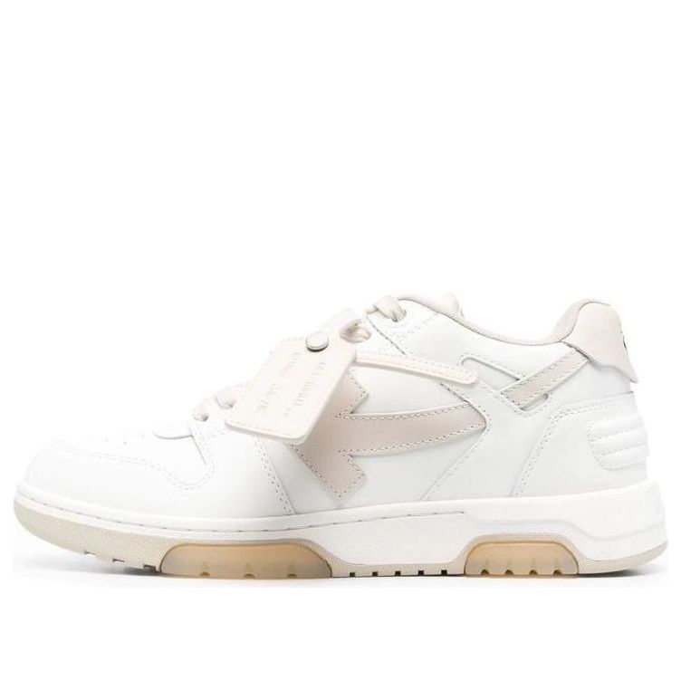 Off-White Out Of Office Low-Top Sneakers 'White Beige' OMIA189C99LEA0040161