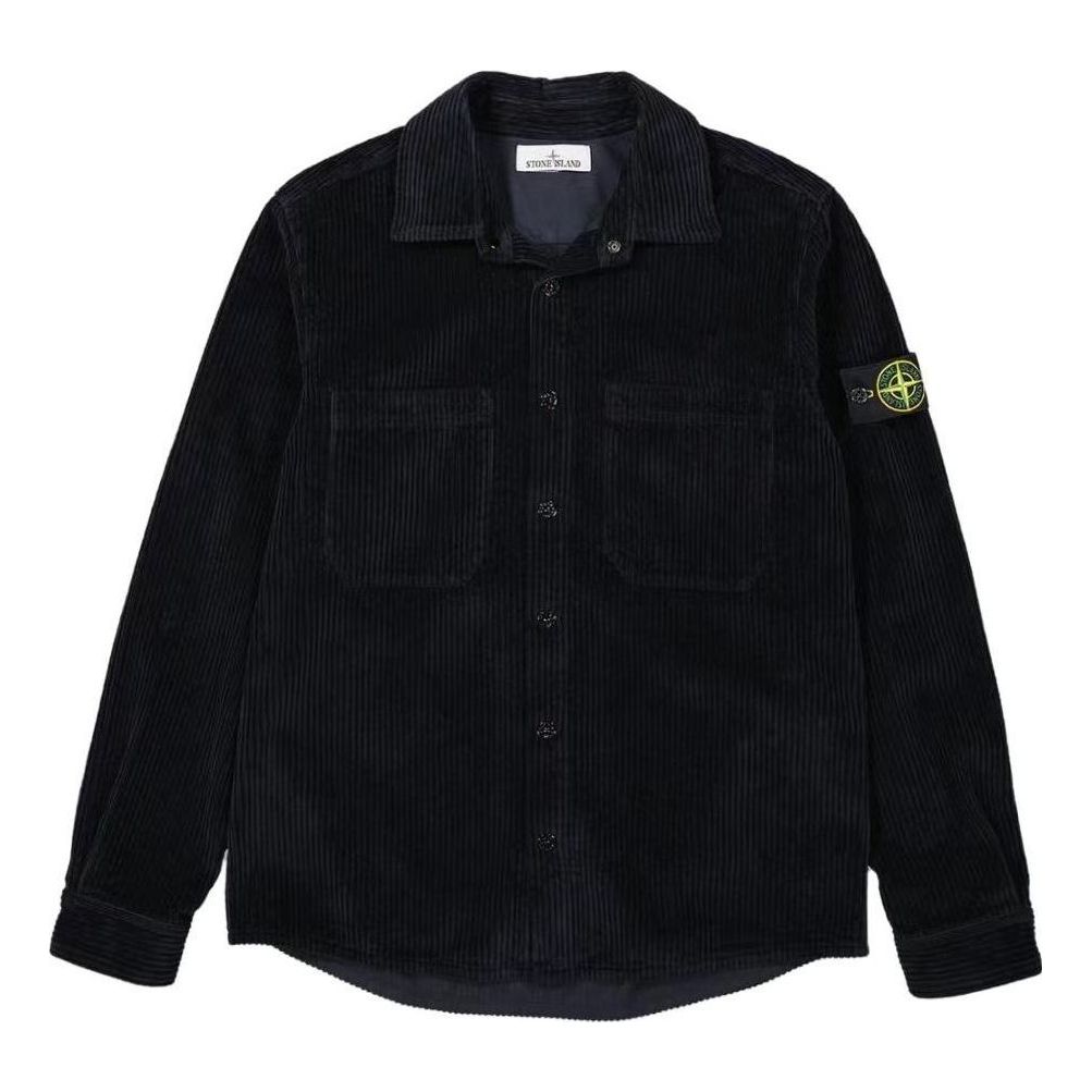 STONE ISLAND Corduroy 400 TC Overshirt 'Navy' 791511311-V0020