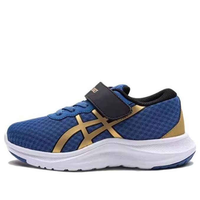 (GS) ASICS Lazerbeam MH Shoes 'Blue Gold Black' 1154A153-402