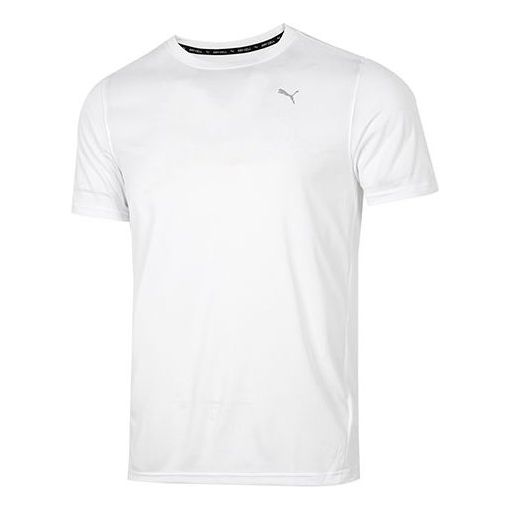 PUMA Performance Ss Tee Casual Sports Yoga Short Sleeve White 522591-02
